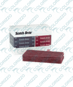 64659 3M Scotch Brite Durable Flex avfn rosso - mm 114x228 - Pz 25
