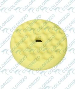 50879 3M Perfect - It Spugna per paste abrasive sistema Quick Connect gialla ondulata - Ø 150mm