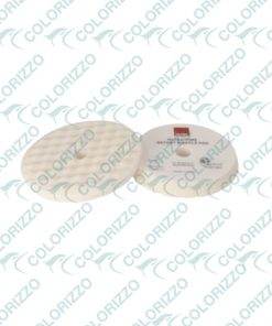 9.WF180S - RUPES tampone ondulato in spugna per lucidature rotative Ultra Fine bianco - Ø int.155mm ext. 165mm